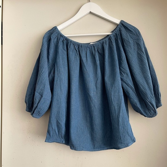 Sam & Lavi Liz Top in Denim Kona - Picture 4 of 6